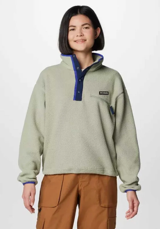 Flash Sale Columbia Helvetia™ II Cropped Half Snap Fleece, Green