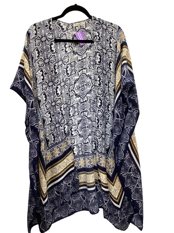 Blue & Gold Kimono Do Everything In Love, Size Os