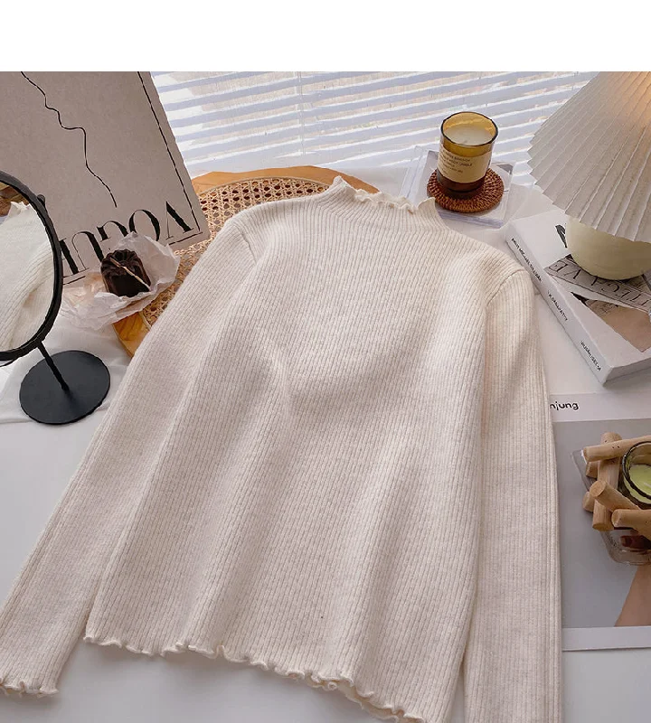 Weekend Offers That Tempt Cashmere sweater thin bottomed top 6500