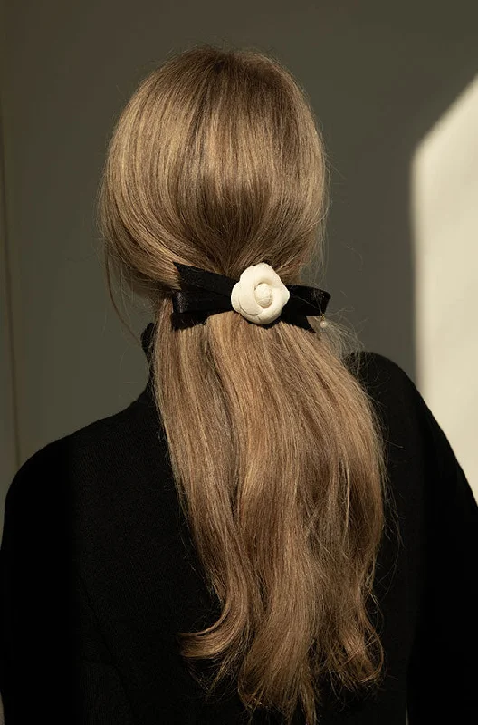 Fantastic Offers BOW HAIR CLIP WITH FLOWER