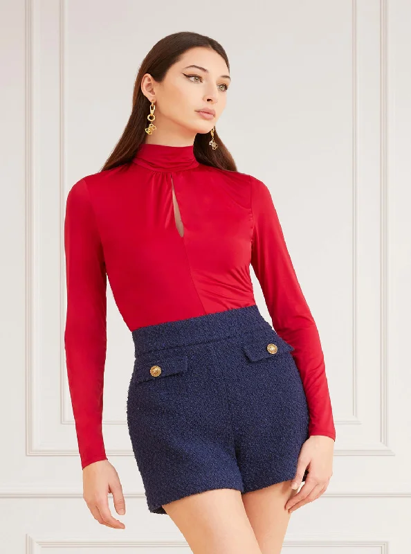 Marciano Red Lucy Bodysuit Top