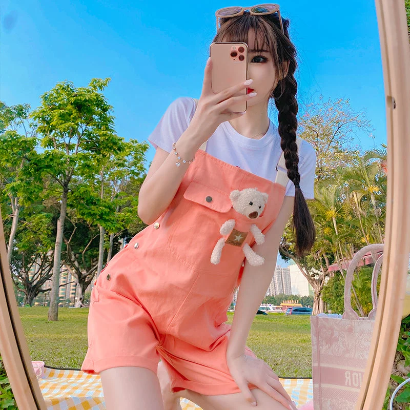 Weekend Deal Cute bear shorts + T-shirt 2-piece set  PL52281
