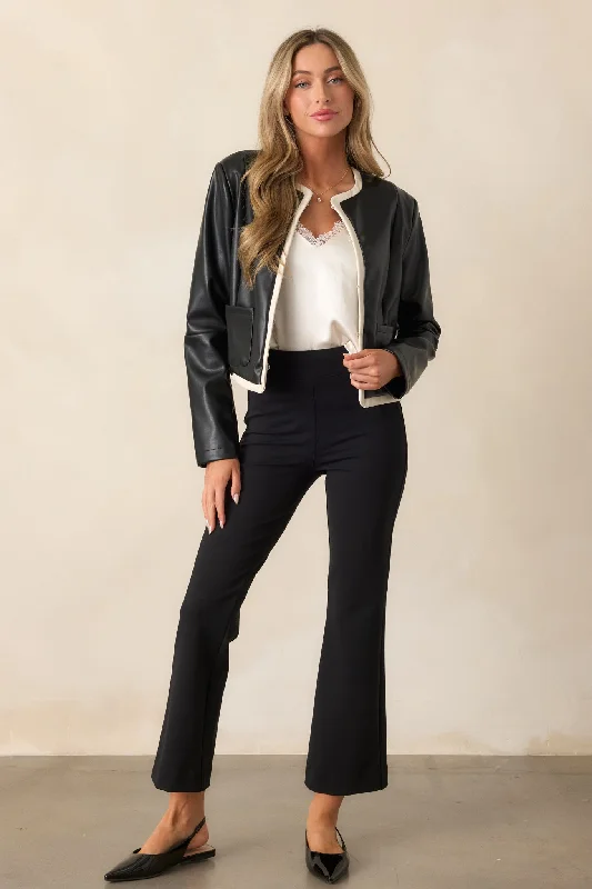 Special Savings The Perfect Classic Black Pant Kickflare