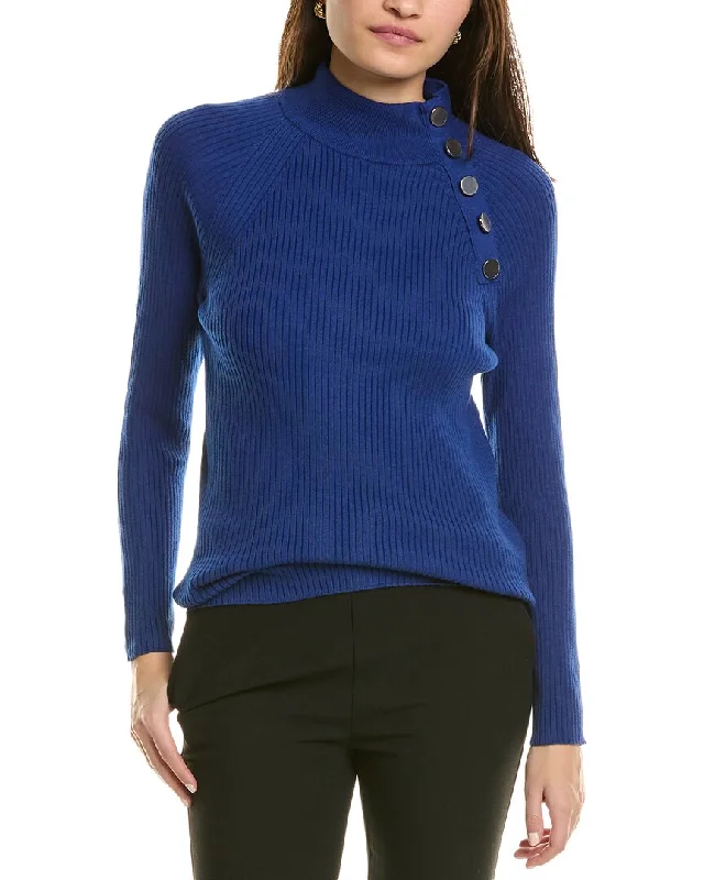 Hurry In Jones New York Rib Turtleneck Sweater