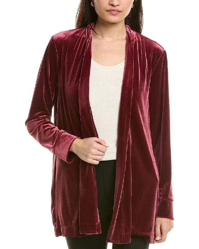 Stock Up and Save Jones New York Velour Cardigan