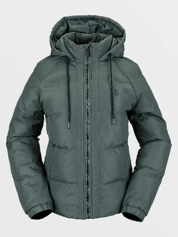 Weekend Offers That Shine Womens Ithan Puff Jacket - Eucalyptus