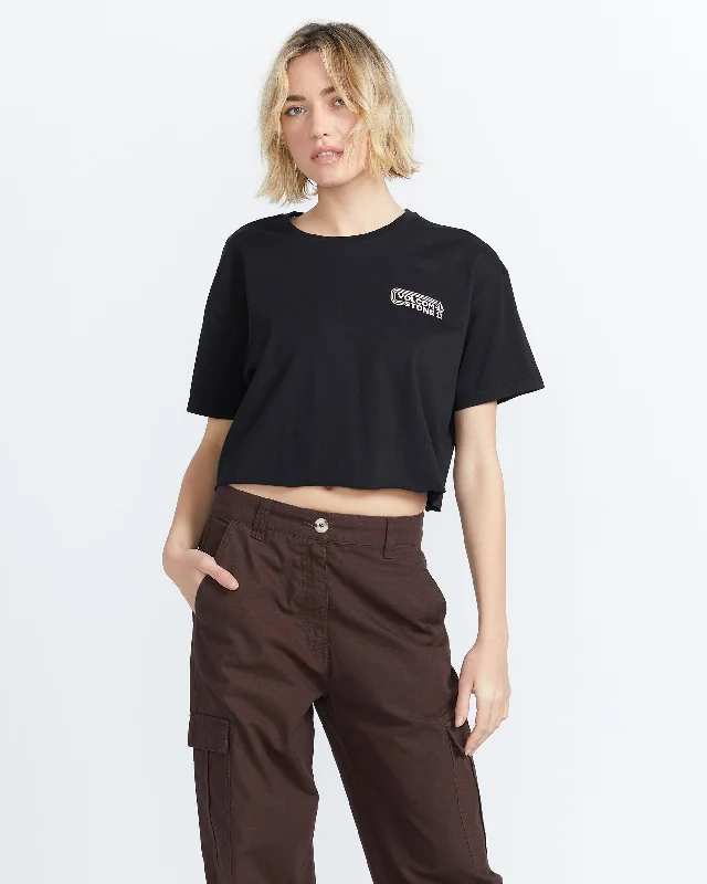 Just A Trim Short Sleeve Tee - Black