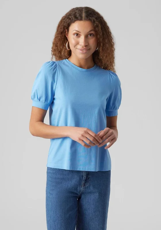 While Supplies Last Vero Moda Kerry O-Neck Top, Dutch Canal