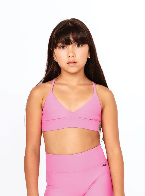 Girls Tap-in Triangle Top Pink