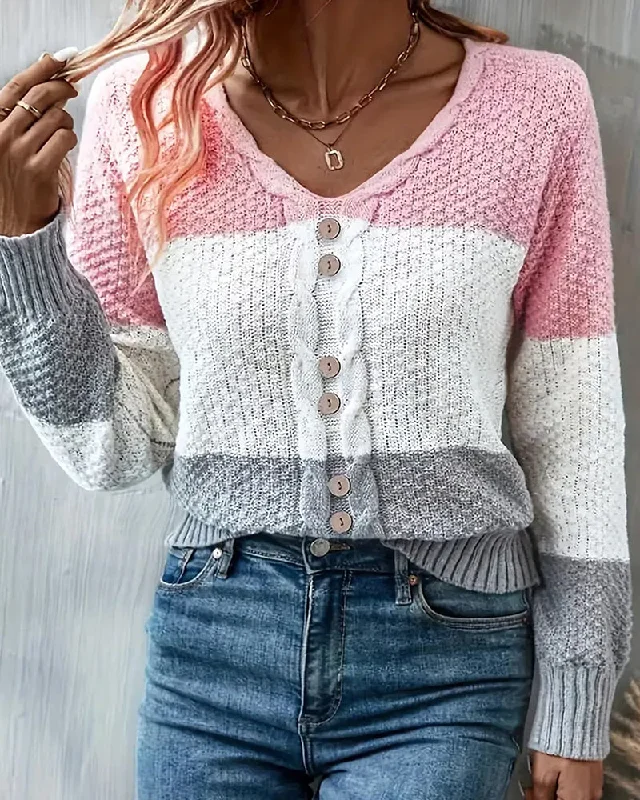 Weekend Discounts You Deserve BerryBetty - Women's color block pullovers
