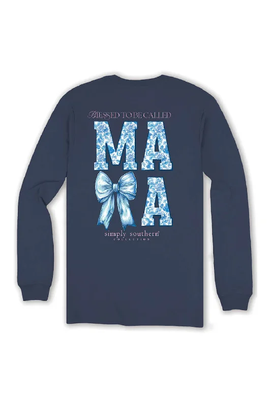 Weekend Discounts to Love Simply Southern Plus Size Long Sleeve Blessed Mama T-Shirt for Women in Mirage | EXT-LS-BLSMAMA-MIRAGE Weekend Discounts to Love Simply Southern Plus Size Long Sleeve Blessed Mama T-Shirt for Women in Mirage | EXT-LS-BLSMAMA-MIRAGE
