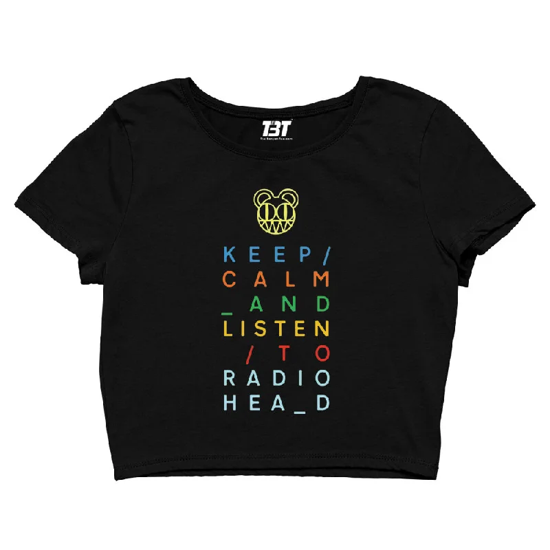 Steals and Deals Radiohead Crop Top - Keep Calm