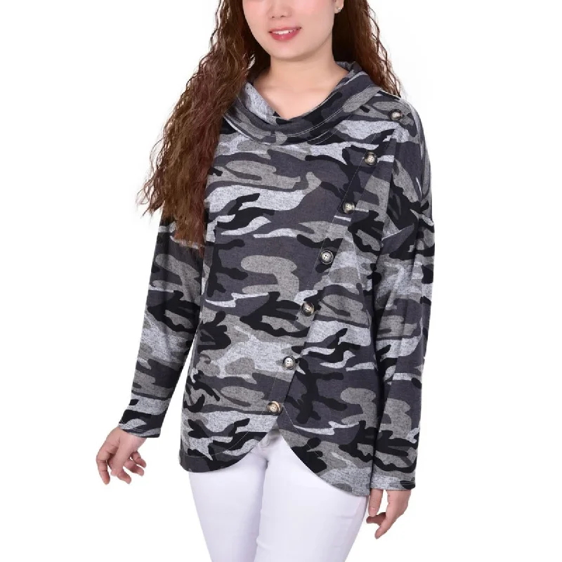 Limited Time Womens Knit Crossover Pullover Sweater