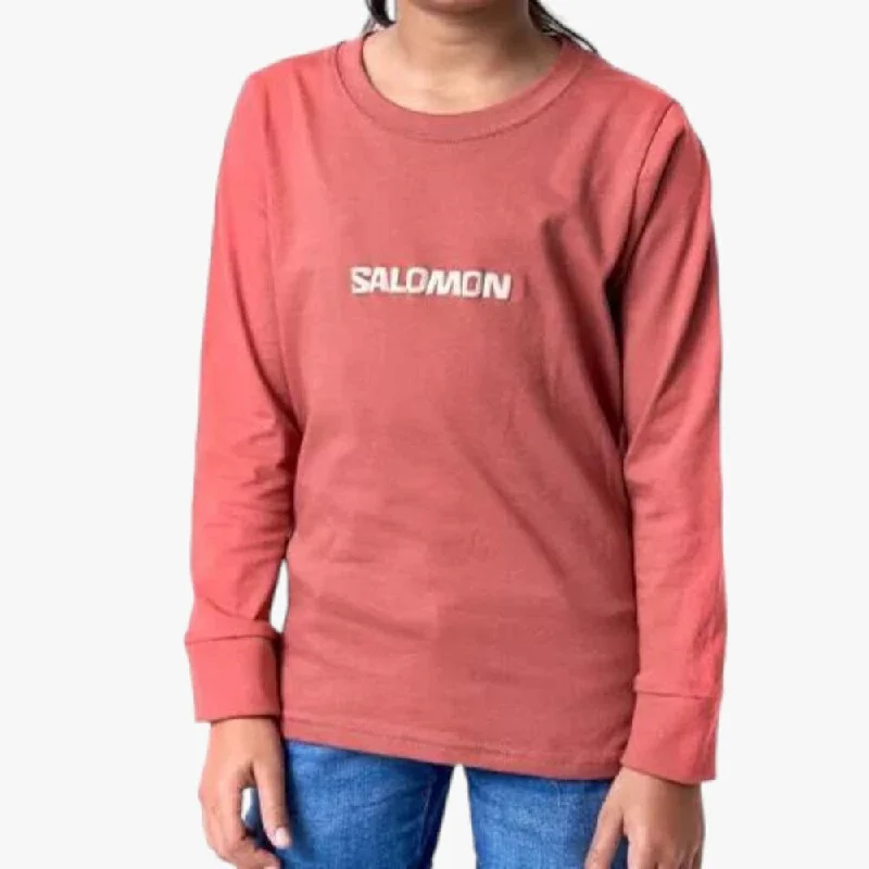 Final Markdown Salomon Womens Deep Roots Long Sleeve Tee Astro