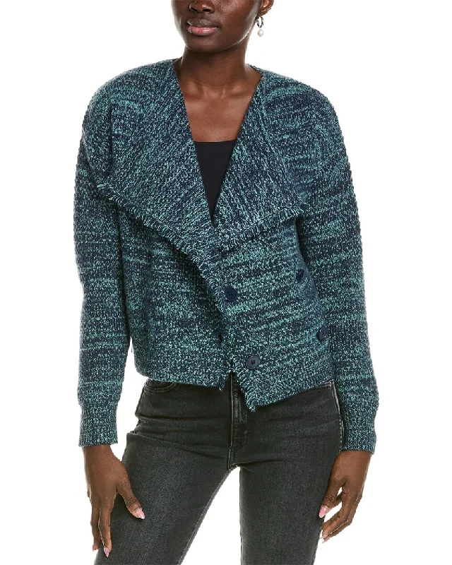 Weekend Offers That Thrill 27 Miles Malibu womens  Textured Tweed Stitch Wool & Cashmere-Blend Jacket, xs,