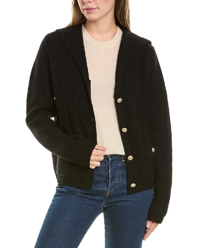 Take Advantage Bruno Magli Sailor Collar Wool Jacket