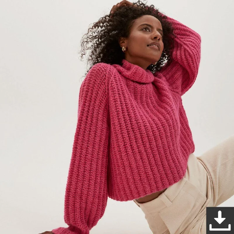 Raglanpullover Strickset - Lana Grossa (PDF)