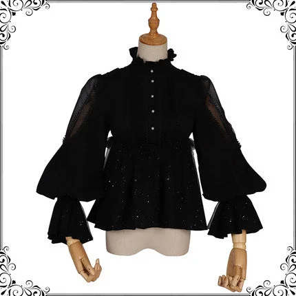 black long sleeve blouse