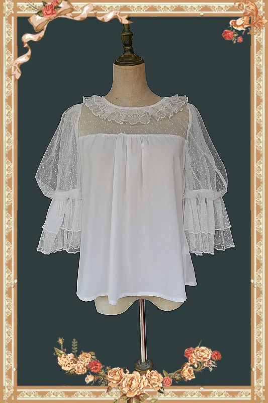 Infanta~Doll Lolita Puff Sleeve Blouse