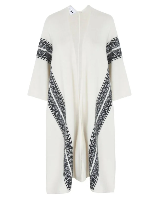 Weekend Deals That Wow Women's Liv Cashmere Cape In Blanc