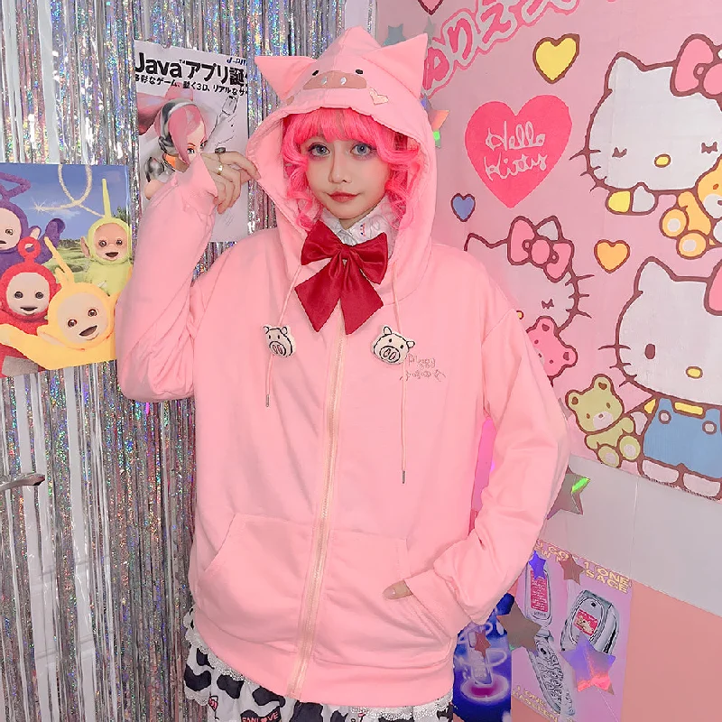 Midnight Sale pink hoodie PL52714