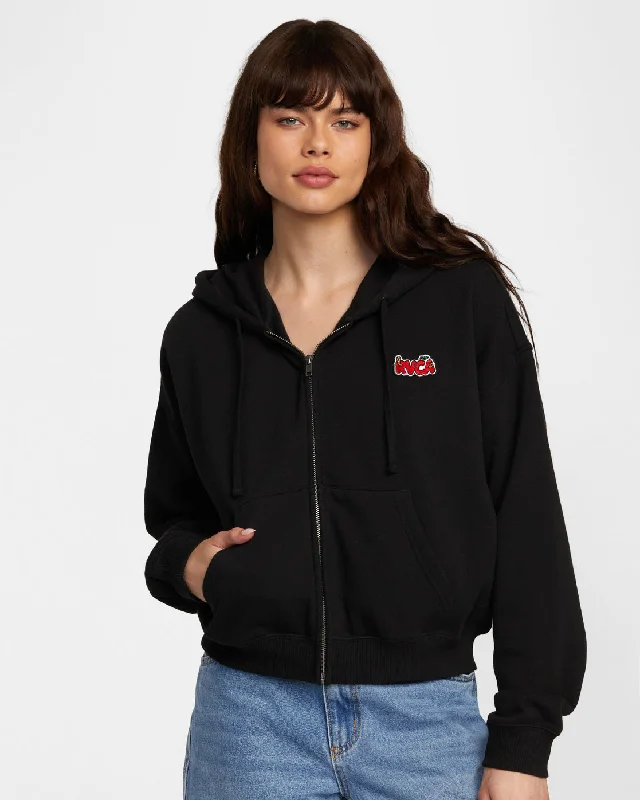 Court Hoodie - RVCA Black