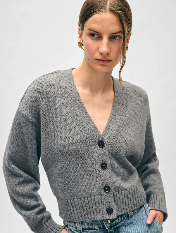 Markdowns Organic Cotton V Neck Cardigan