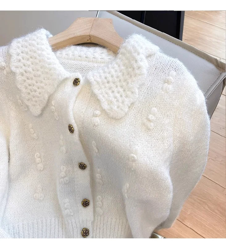 Steals and Deals Sweet sweater jacket for women knitted cardigan    S4836