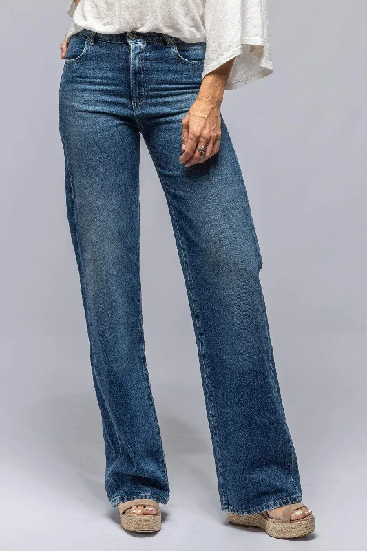 Special Discount Martina High Rise Wide Leg Jean In Mid Blue