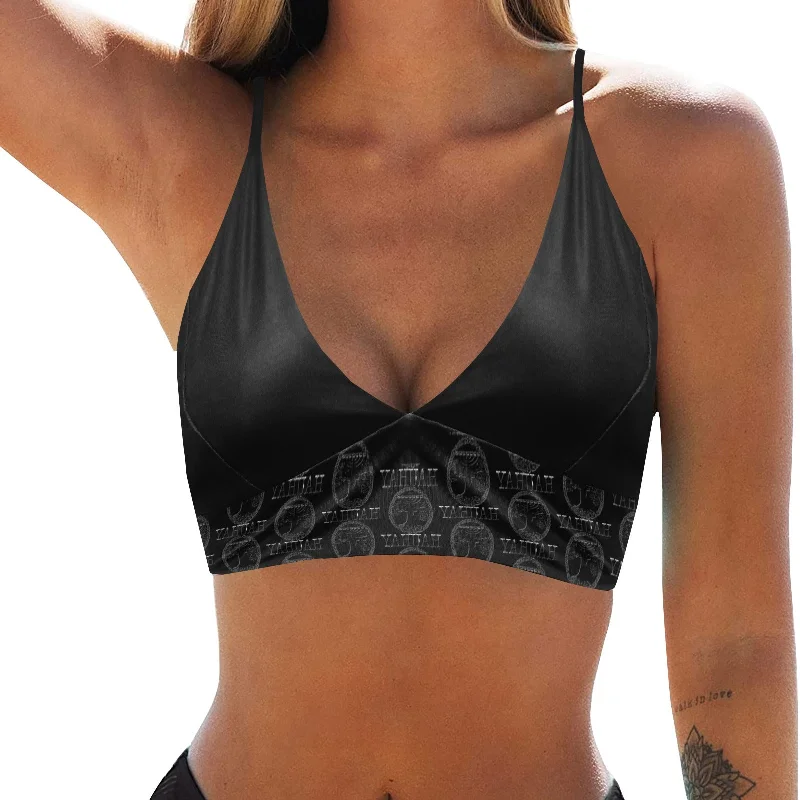 Yahuah-Tree of Life 02-04 Designer Cropped Bikini Top