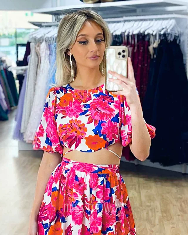Great Bargain Maeve Top - Pink Floral