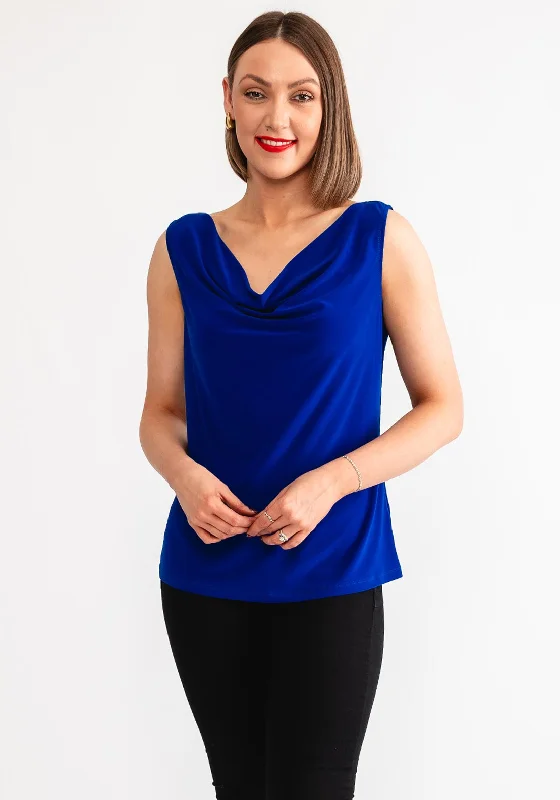 Price Drop Joseph Ribkoff Cowl Neck Camisole, Blue
