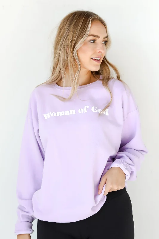 Price Drop Lavender Woman Of God Sweatshirt