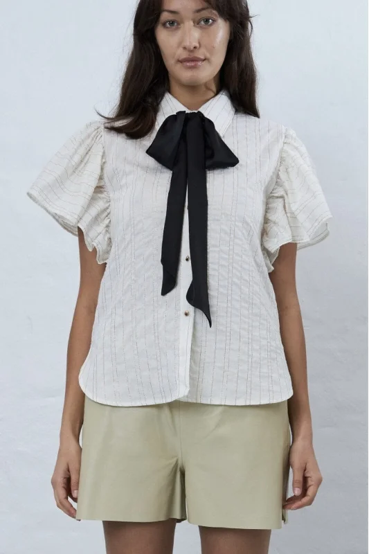 Special Promotion Stella Nova - Bow Top - 025 Creme W. Gold Stripe