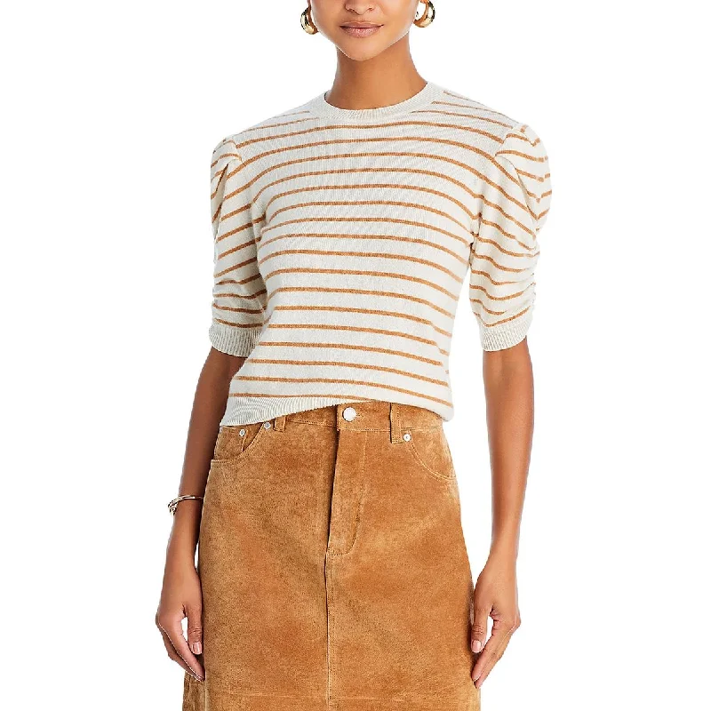 Limited Time Discount Womens Striped Crewneck Pullover Top
