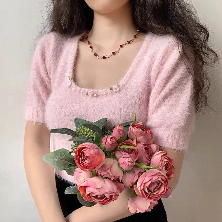 Unwind with Weekend Discounts Retro plush sweater PL52154