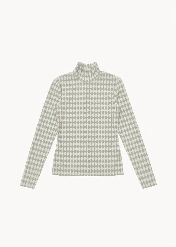 Deal Zone Women's Printed Turtleneck Shirt In Mix