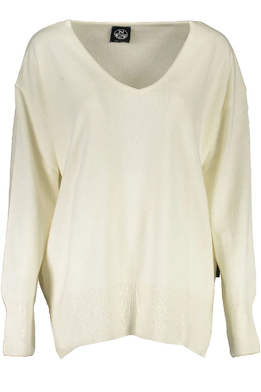 Price Rollback North Sails Eco-Chic V-Neck Logo Women's Sweater