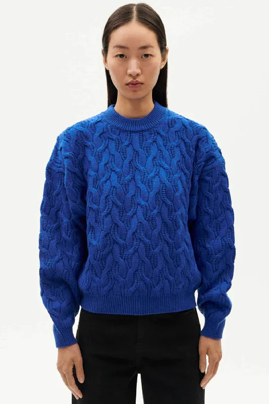 Weekend Specials to Delight Carmen Wool Sweater | Blue
