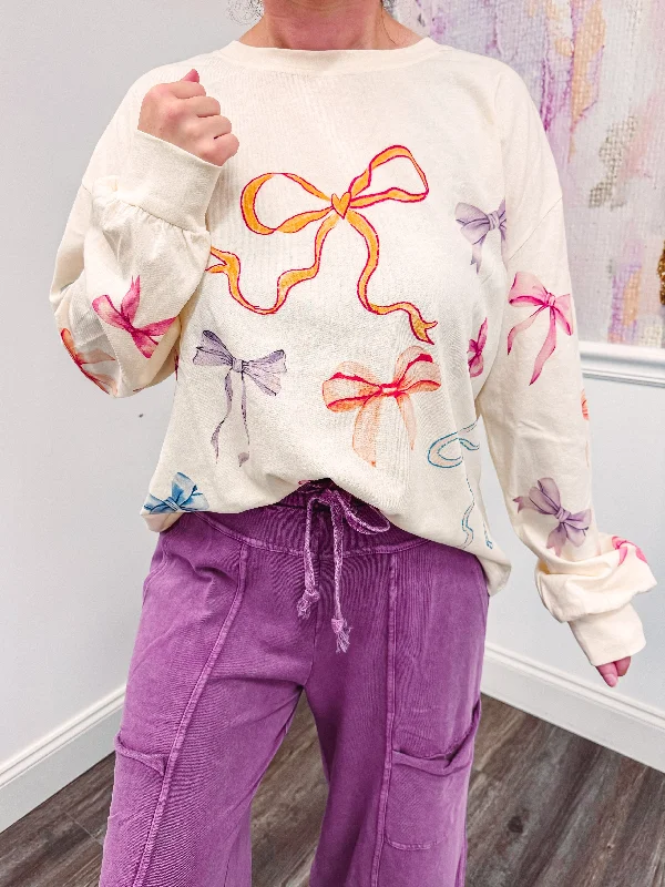 Can't Miss Bow Bow Bow Ivory Tee