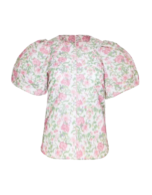 Instant Savings Dexter Top in Pink and Green Tigerlily