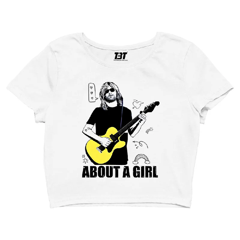 Online Only Nirvana Crop Top - About A Girl