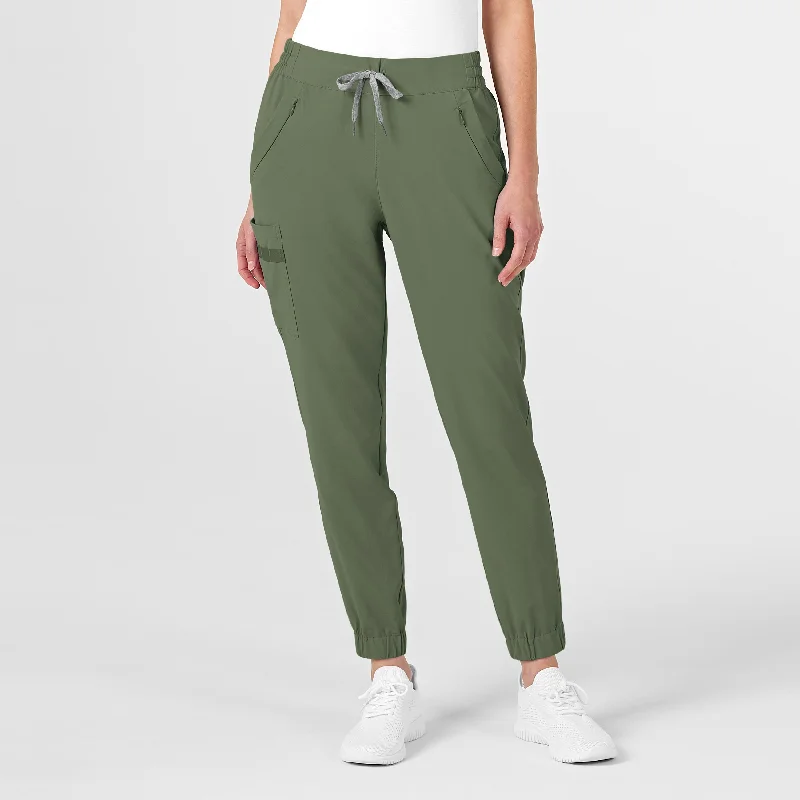 Top Pick RENEW Women's Jogger Scrub Pant - Olive