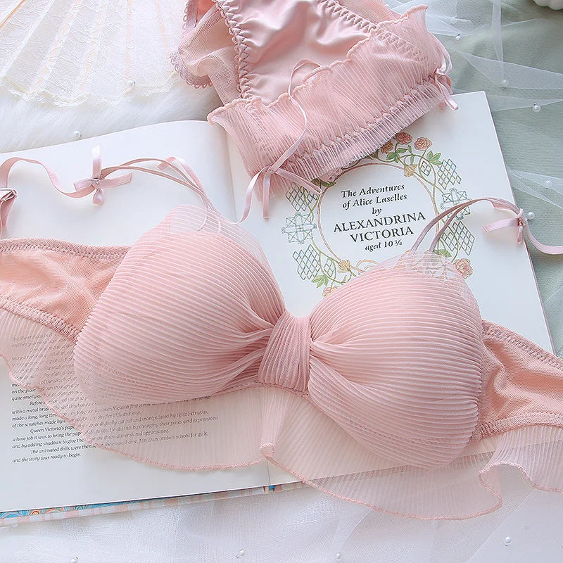 Closeout Cute bow lingerie set  PL52685