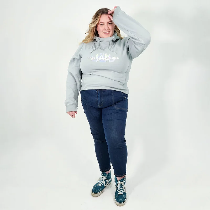 Exclusive Deal Crop Hoodie - Mist