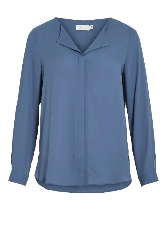 Special Buy Vila Lucy Lightweight Blouse, Bijou Blue