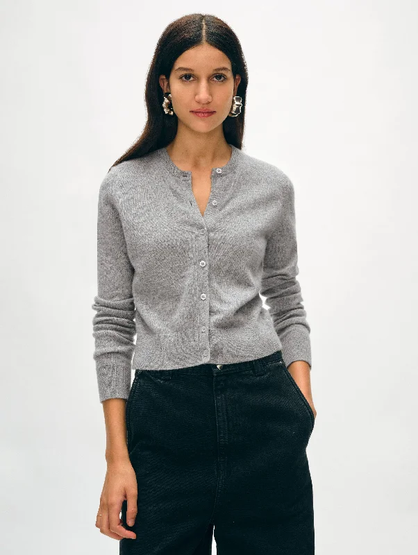 Can't Miss Cashmere Crewneck Cardigan