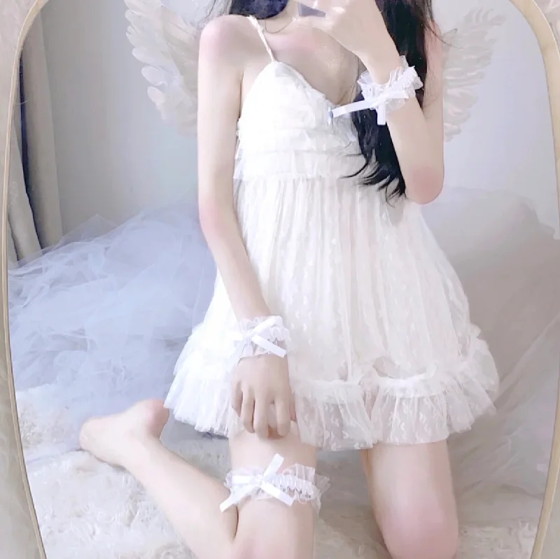 Massive Deals Cute bow suspenders + shorts PL51803
