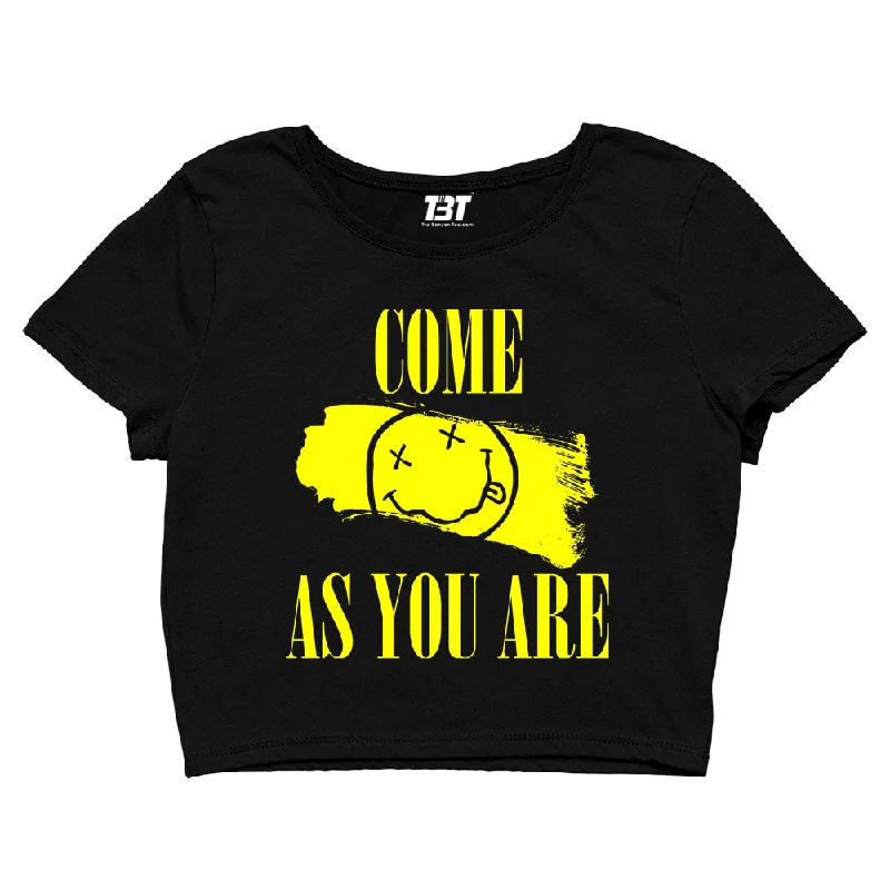 Massive Deals Nirvana Crop Top - As You Are
