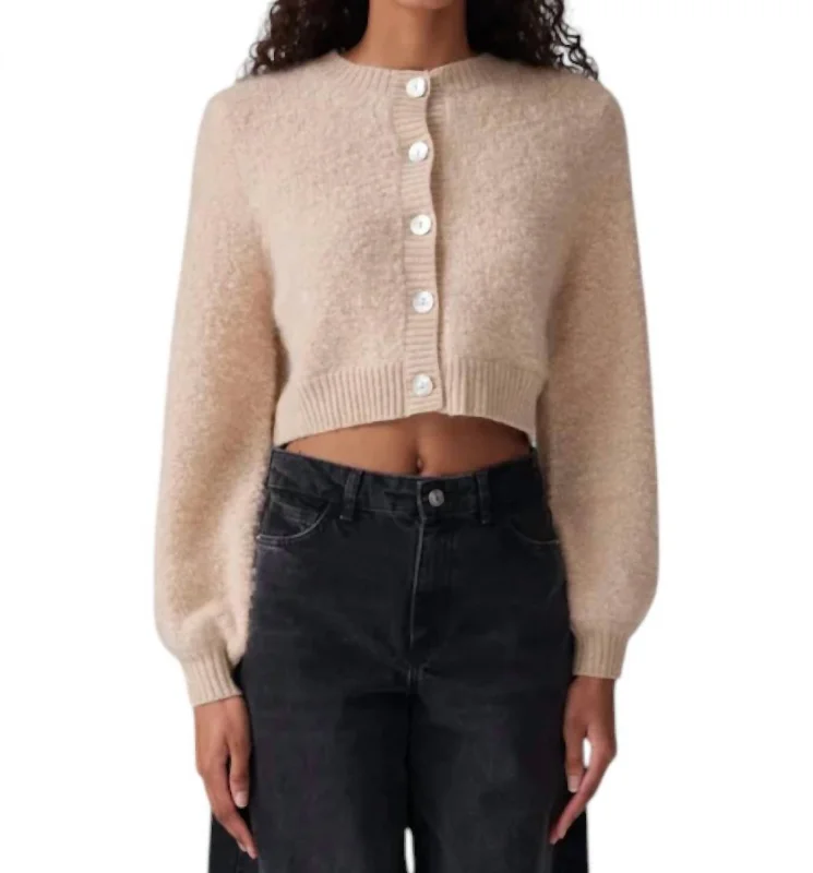 Low Prices Jackson Boucle Cardigan In Butter